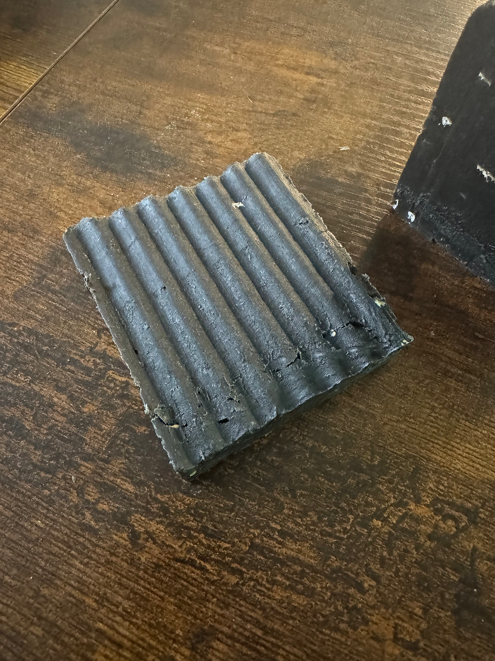 Thumbnail: Pine Tar Soap Bar Deep Cleansing Charcoal + Oatmeal | Handmade Skin Repair Soap