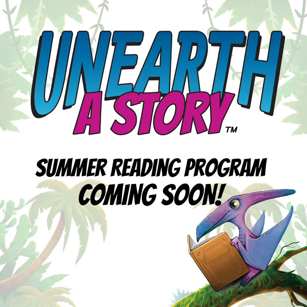 🦕Summer Reading Program Coming in JUNE!🦕