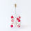 サムネイル： Glass ball Tree_14 balls（Red/White）