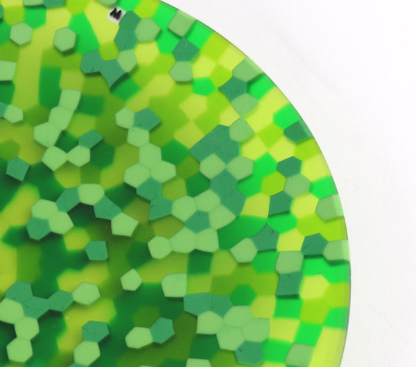 サムネイル： Round Plate Φ19cm_green 2 colors