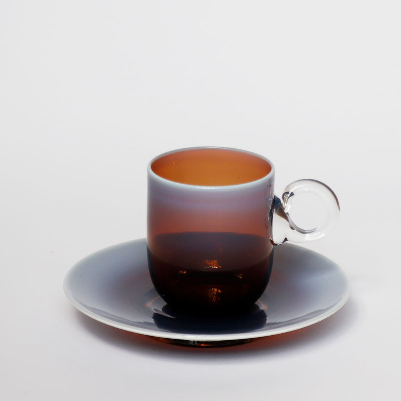 耐熱耀変ガラス デミタスCUP & SAUCER(ccs_AM2)