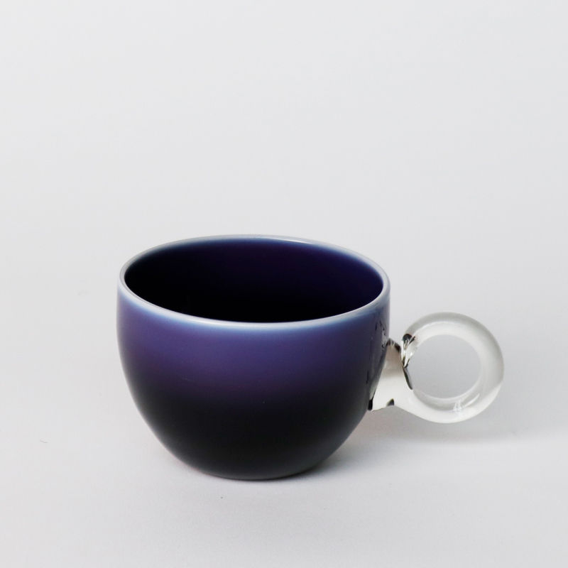 サムネイル： 耐熱耀変ガラス　TEA CUP & SAUCER（tcs_PU1）