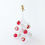 サムネイル： Glass ball Tree_14 balls（Red/White）