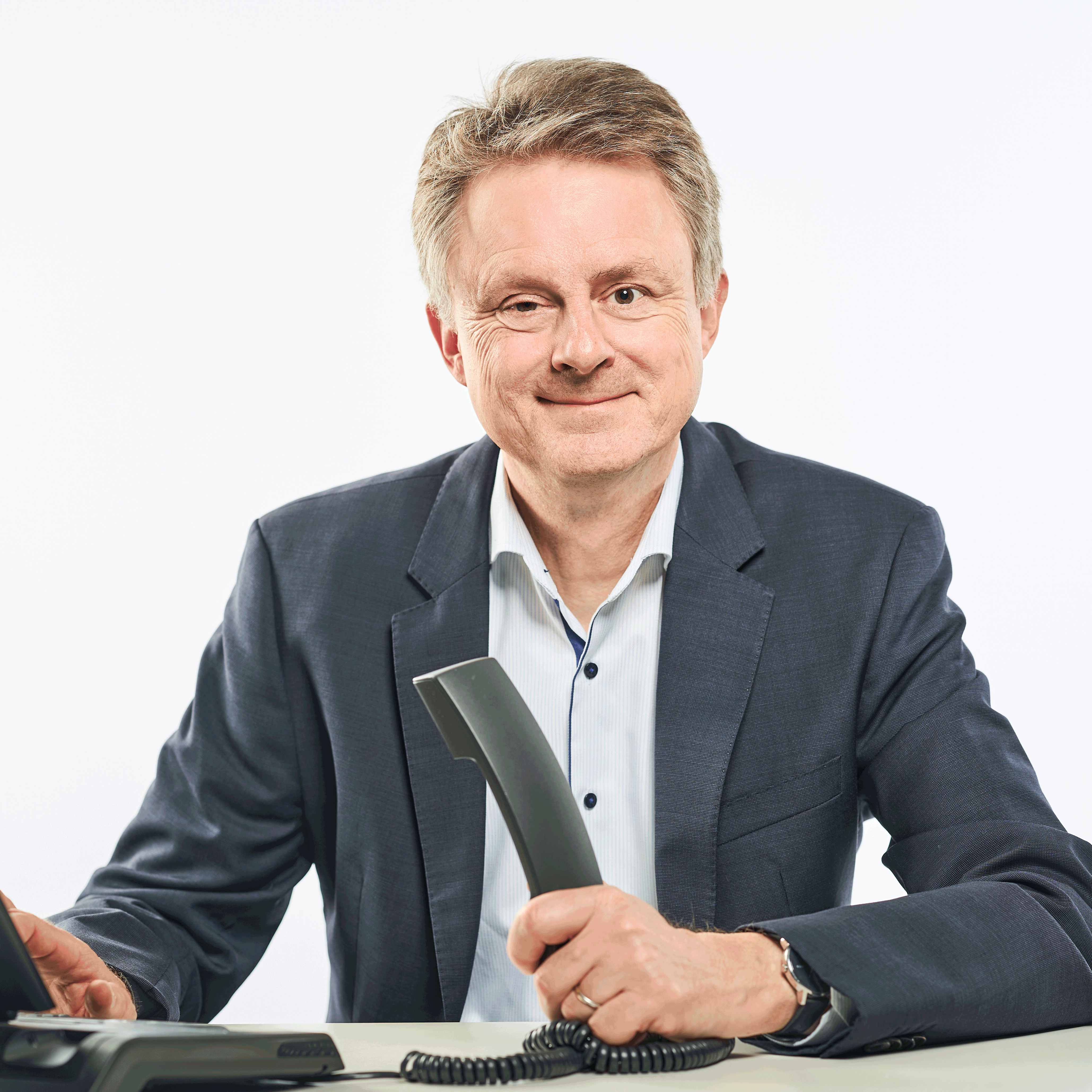 Portraits von Olaf Kreuter am Telefon
