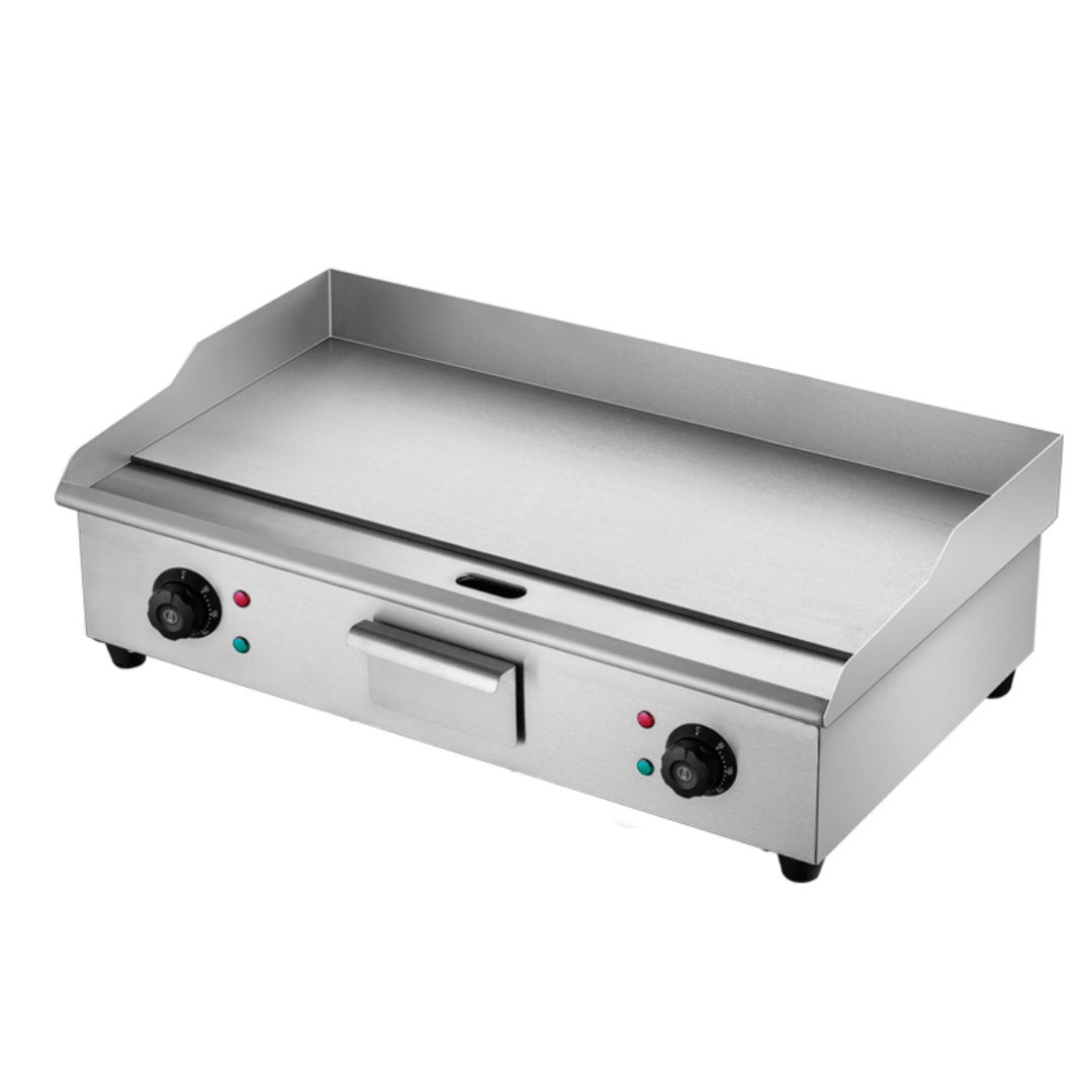 Plancha à double brûleur électrique