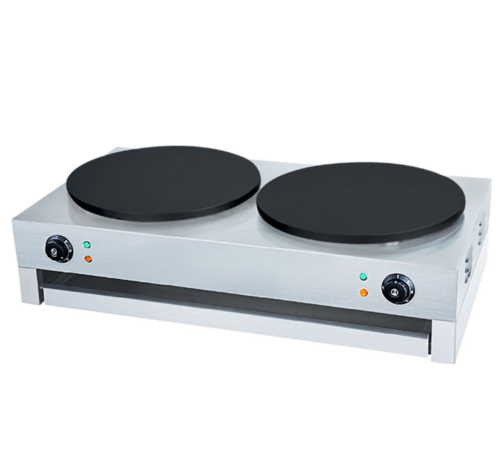 Crêpière à double brûleur