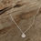 Thumbnail: Tiny Initial Necklace