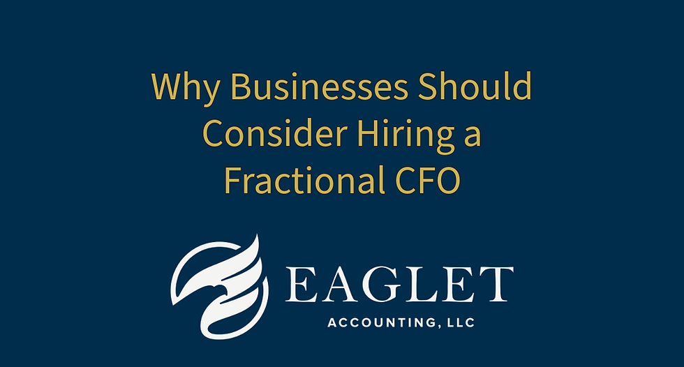 Why Businesses Should Consider Hiring a Fractional CFO