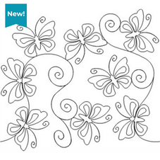 Butterfly and Swirls digital pantograph