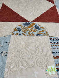 Longarm services, quilt, #featheredspiralspanto