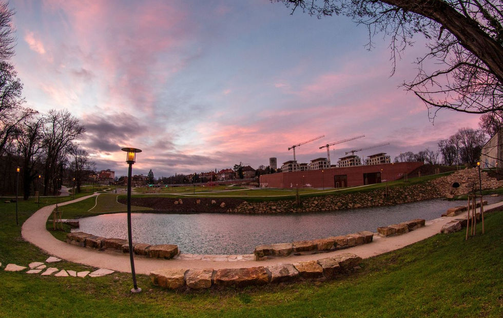 realizace městkého parku architekt