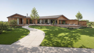 moderní dům na vesnici, Trnová u Prahy, architekt