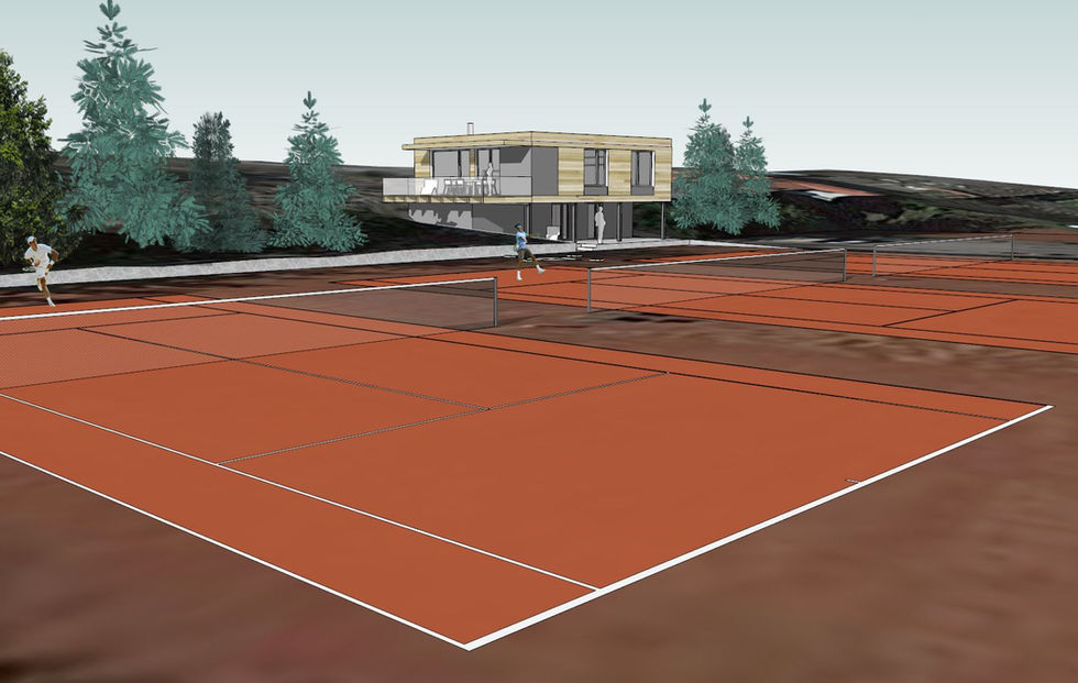 návrh sportovního areálu Praha Zbraslav