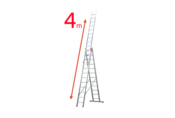 2-ių dalių kopėčios (3,80m)
