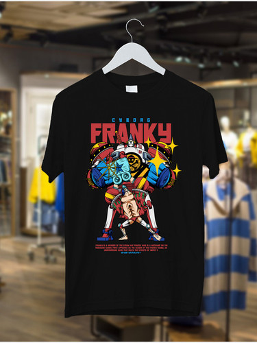 Franky Customized T Shirts Online India Custom V-neck T-shirt