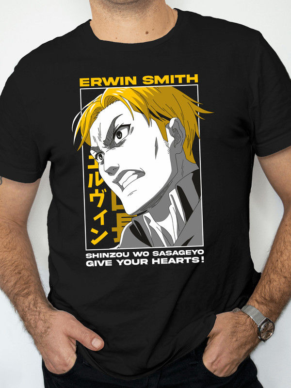Thumbnail: Attack on Titan - Erwin Smith Cotton T-Shirt TS080