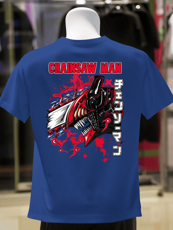 Thumbnail: Chainsaw Man - Anime Design Cotton T-Shirt TS208