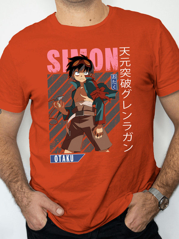 Thumbnail: Gurren Lagann - Signature Anime Series Cotton T-Shirt TS1011
