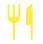 restaurant_200dp_FFEA4E_FILL0_wght200_GRAD200_opsz48.png