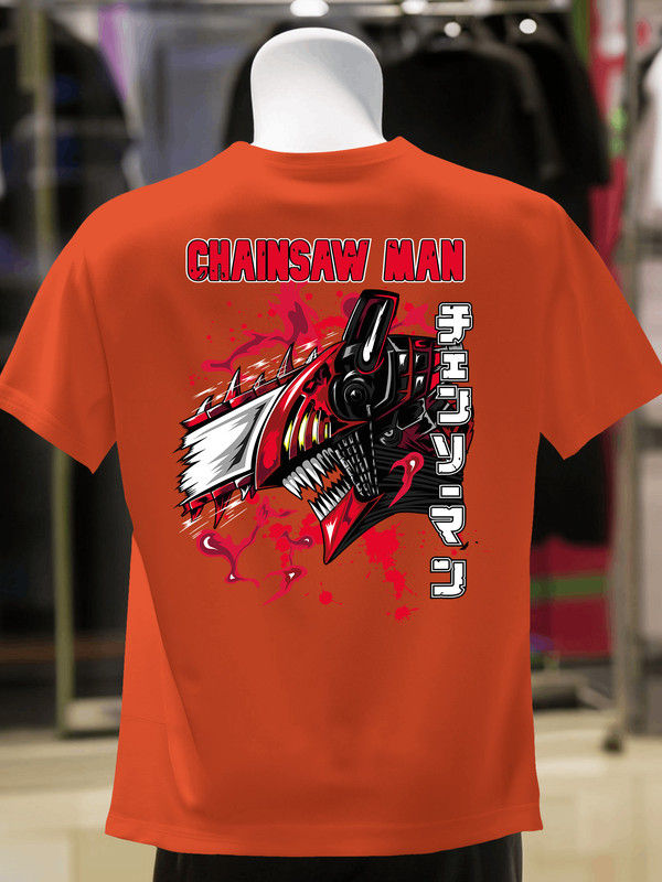 Thumbnail: Chainsaw Man - Anime Design Cotton T-Shirt TS208