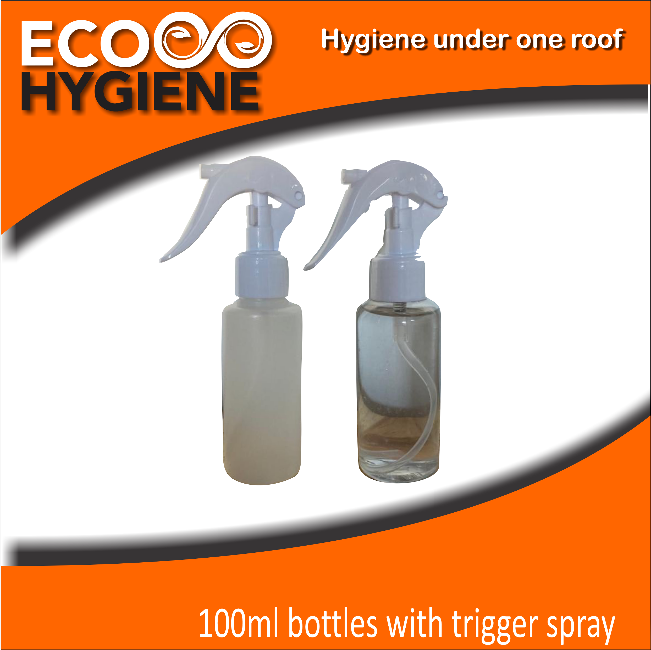 100ml Bottles with trigger spray