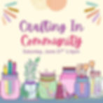 Crafting in Community