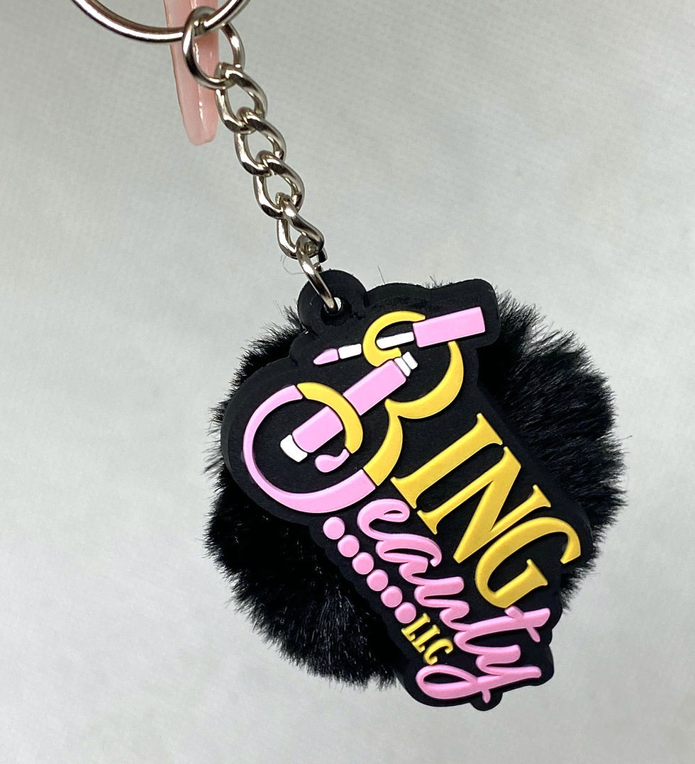 Thumbnail: Bing Beauty Fur ball Keychain