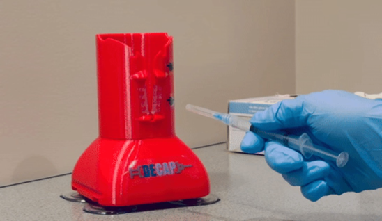 Miniature : NeedleAID Safe Standard-size with Suction Cup Attachment