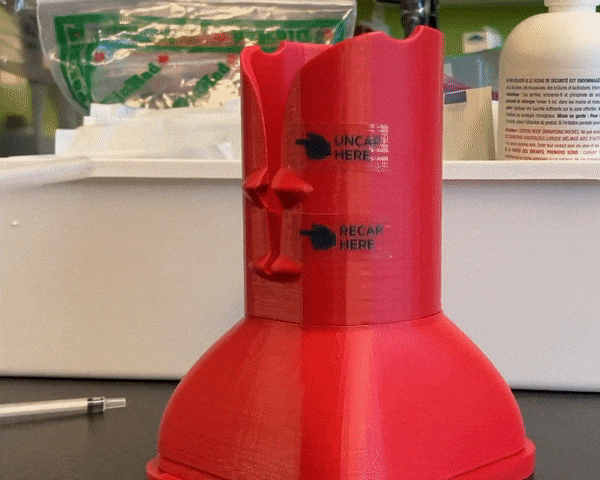 NeedleAID Safe needle uncapper