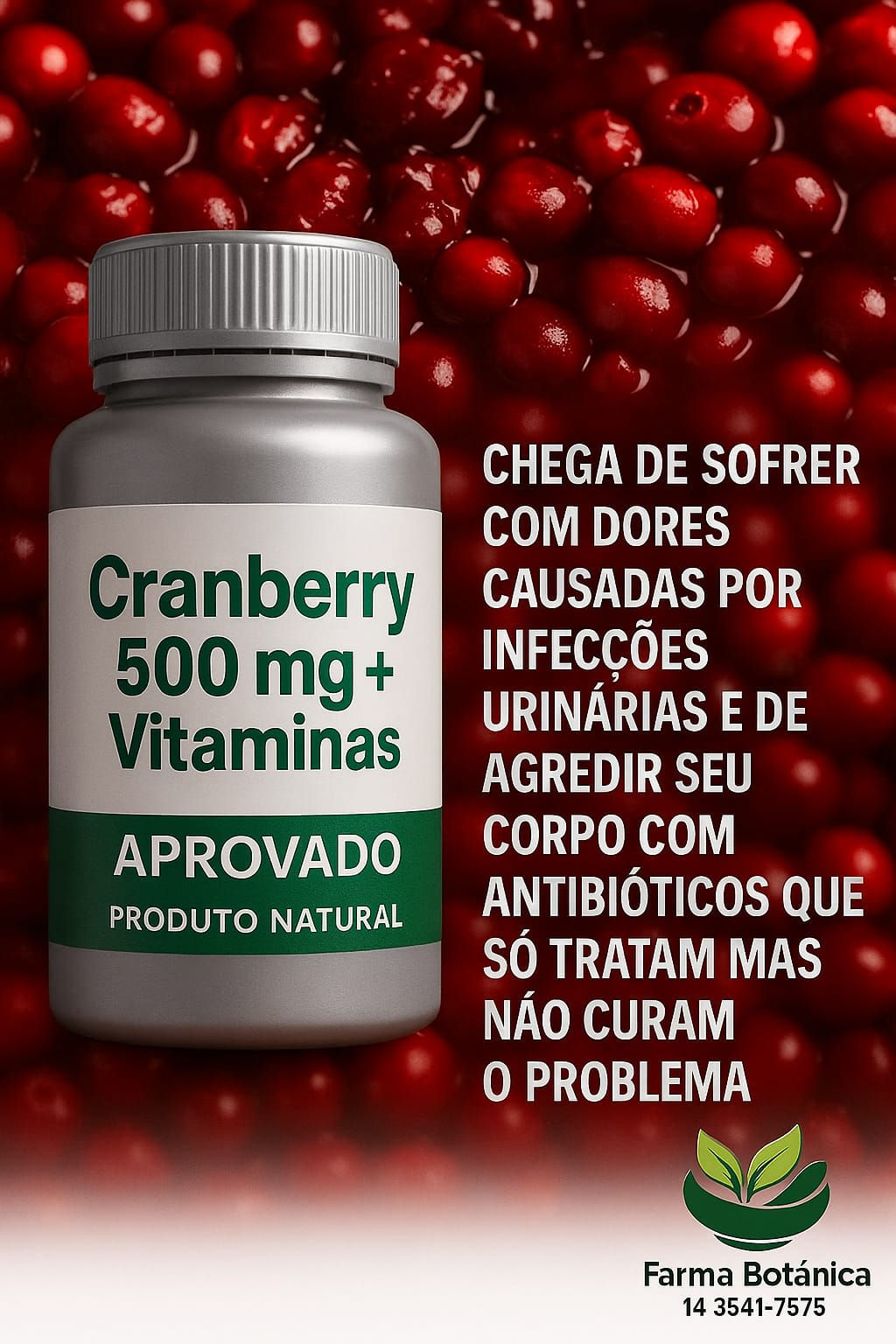 Cranberry com vitamina c