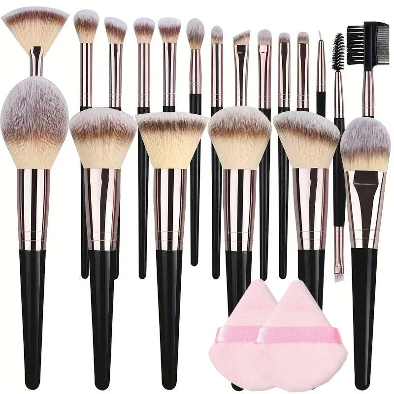 Thumbnail: Professional 3-20PCS Makeup Brushes Set