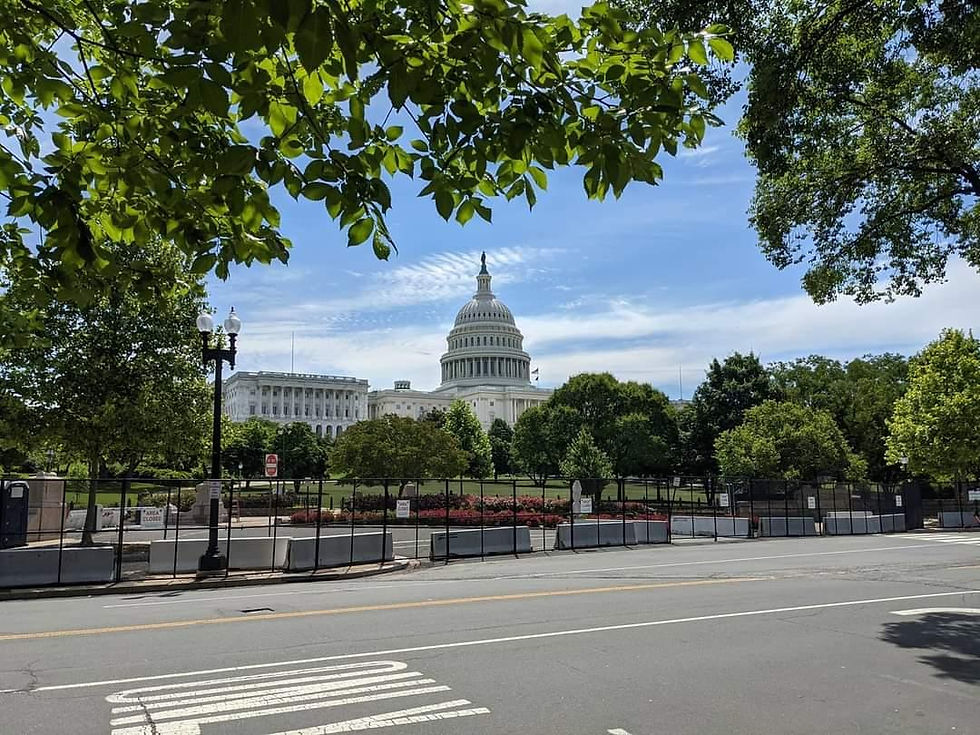 The exterior of the US Capitol Building