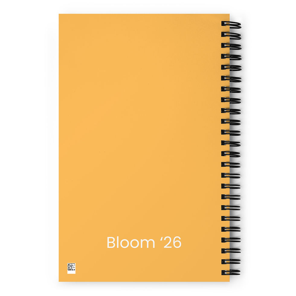Thumbnail: Bloom spiral notebook 