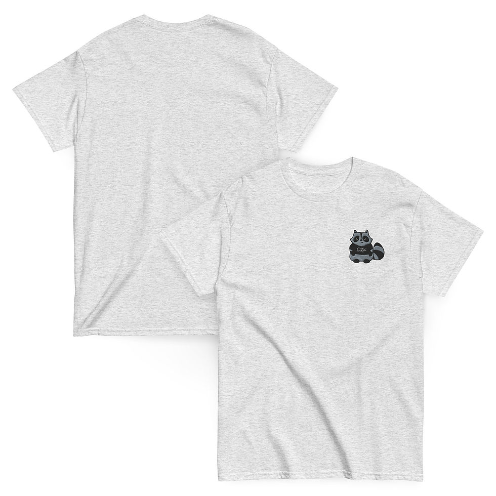 Thumbnail: Unisex classic tee, SPILL mascot