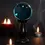 Miniature : Boule de cristal bleu sarcelle