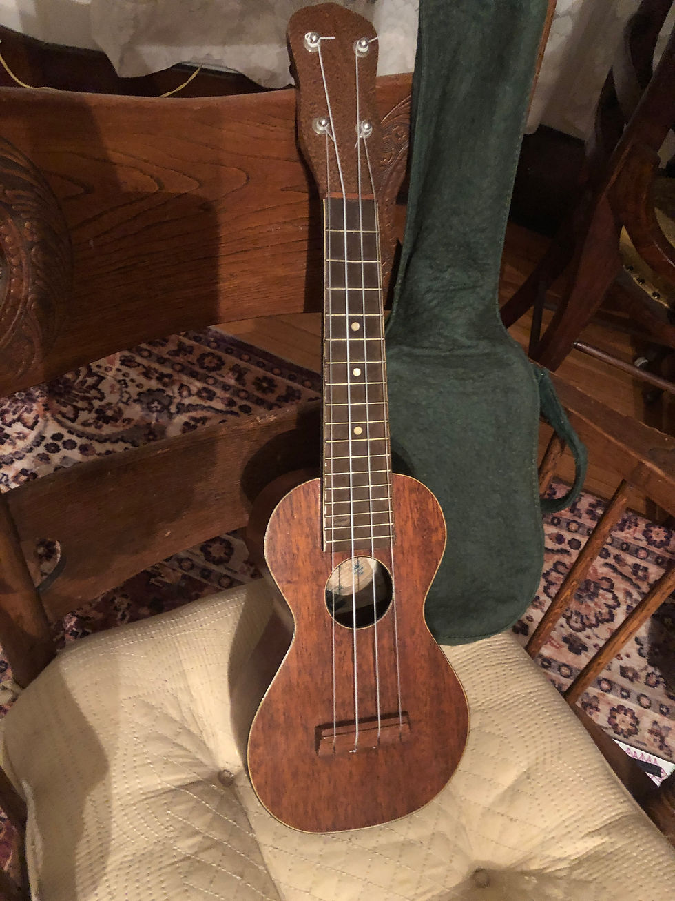 Thumbnail: Supertone Solid Mahogany Uke, 1920s - MINT