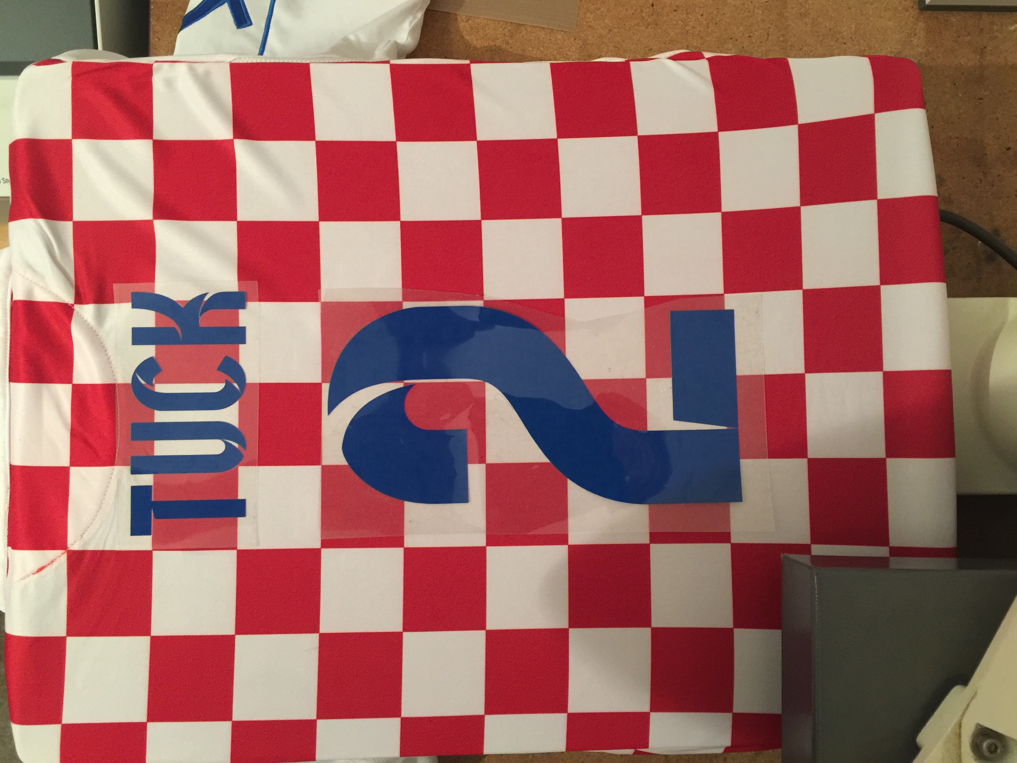 Football Kit Name Number Print