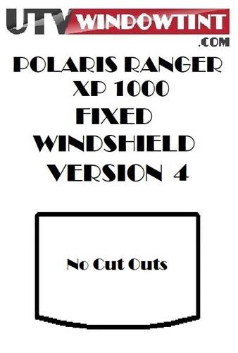 Polaris Ranger 1000 XP (2 Door) | UtvWindowTint.com