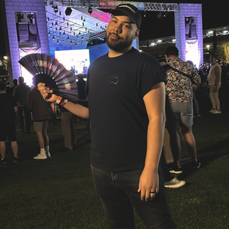 Jermaine enjoying Cathedral City LGBT+ Days 2026