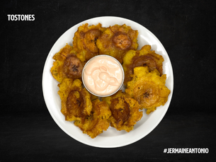 Puerto Rican Tostones & mayoketchup
