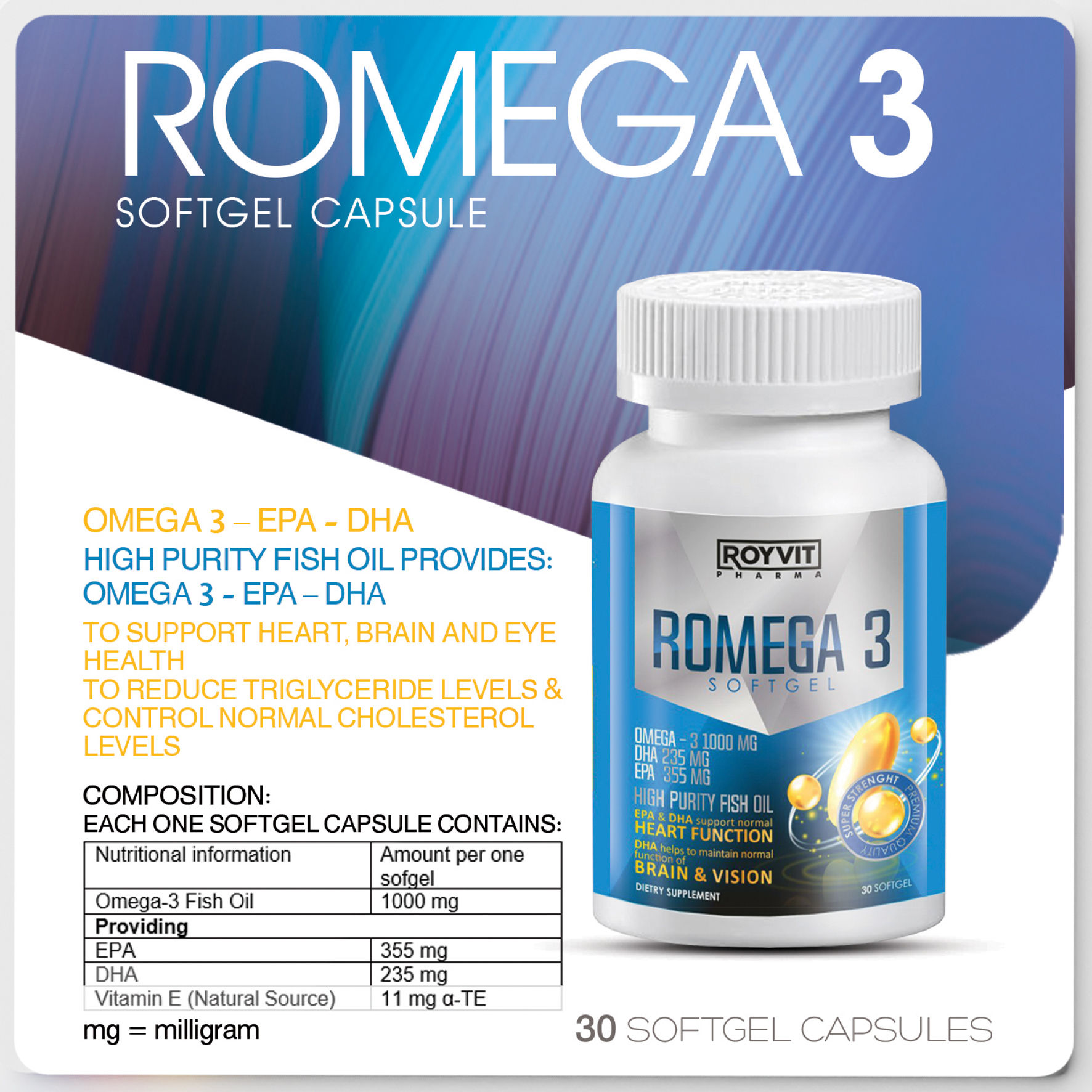ROMEGA 3 SOFTGEL