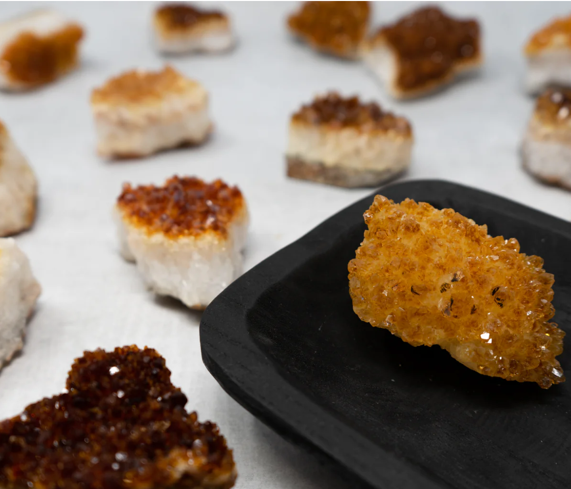 Petit agrégat de citrine