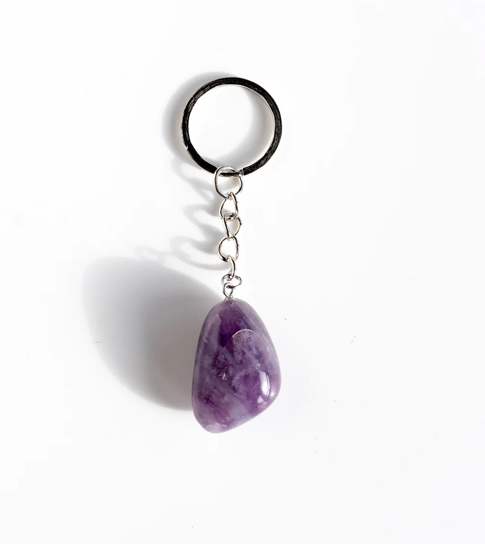 Thumbnail: Tumbled Crystal Keychain