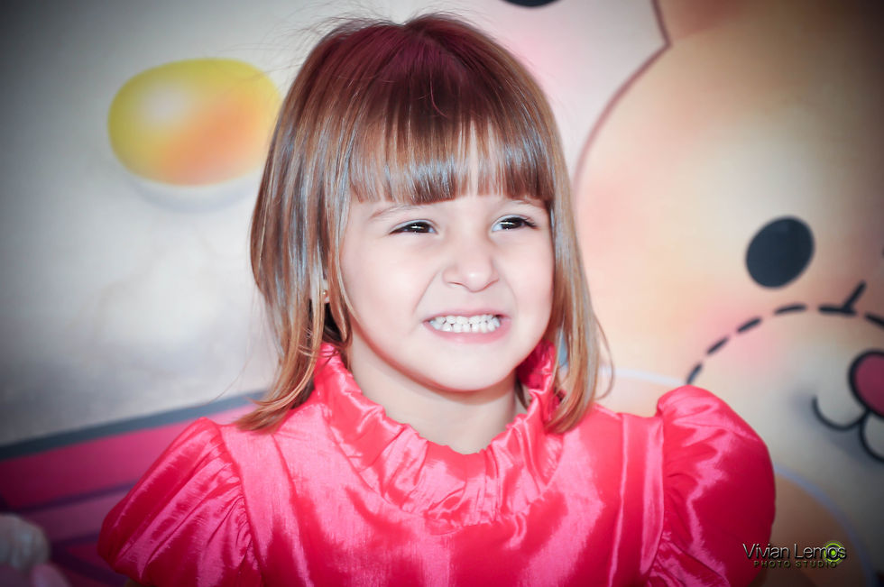 3 anos Raphaela