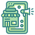 Local junk removal business icon