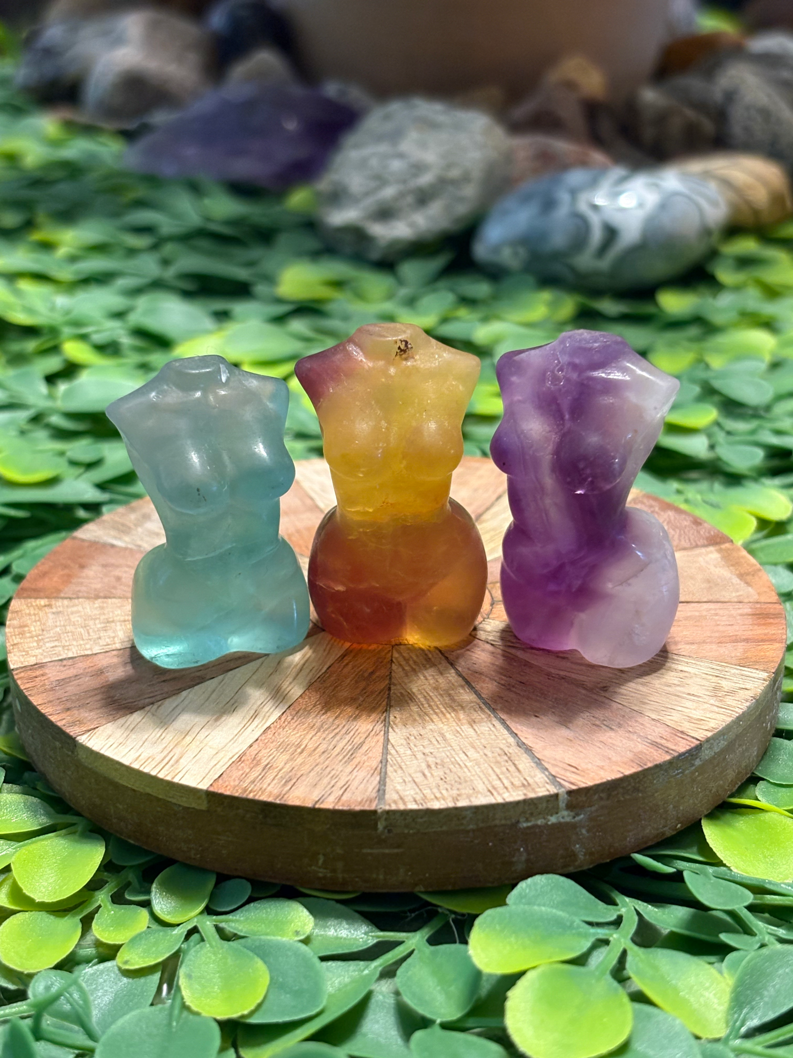 Fluorite Mini Feminine Form Carving