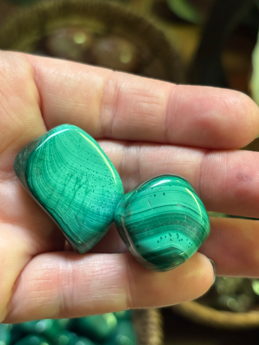 Thumbnail: Malachite Tumble