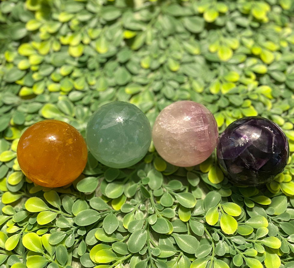 Thumbnail: Fluorite Sphere - Intuitively Chosen