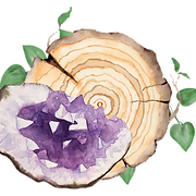 Oak & Amethyst logo