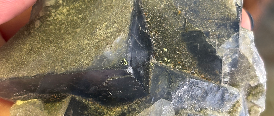 Sugar Coated Blue Fluorite Specimen